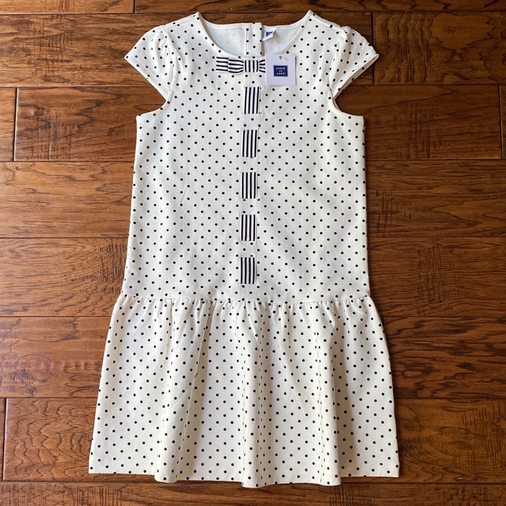 BRAND NEW- with tags- Janie and Jack Polka dot dress